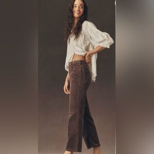 Pilcro Brown Corduroy Women Jeans